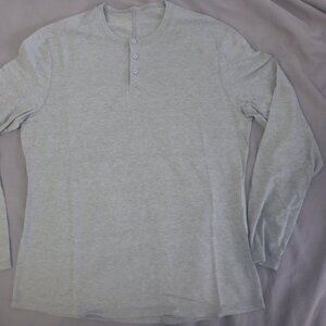Mens Lululemon Vintage Henly L/S T-shirt
